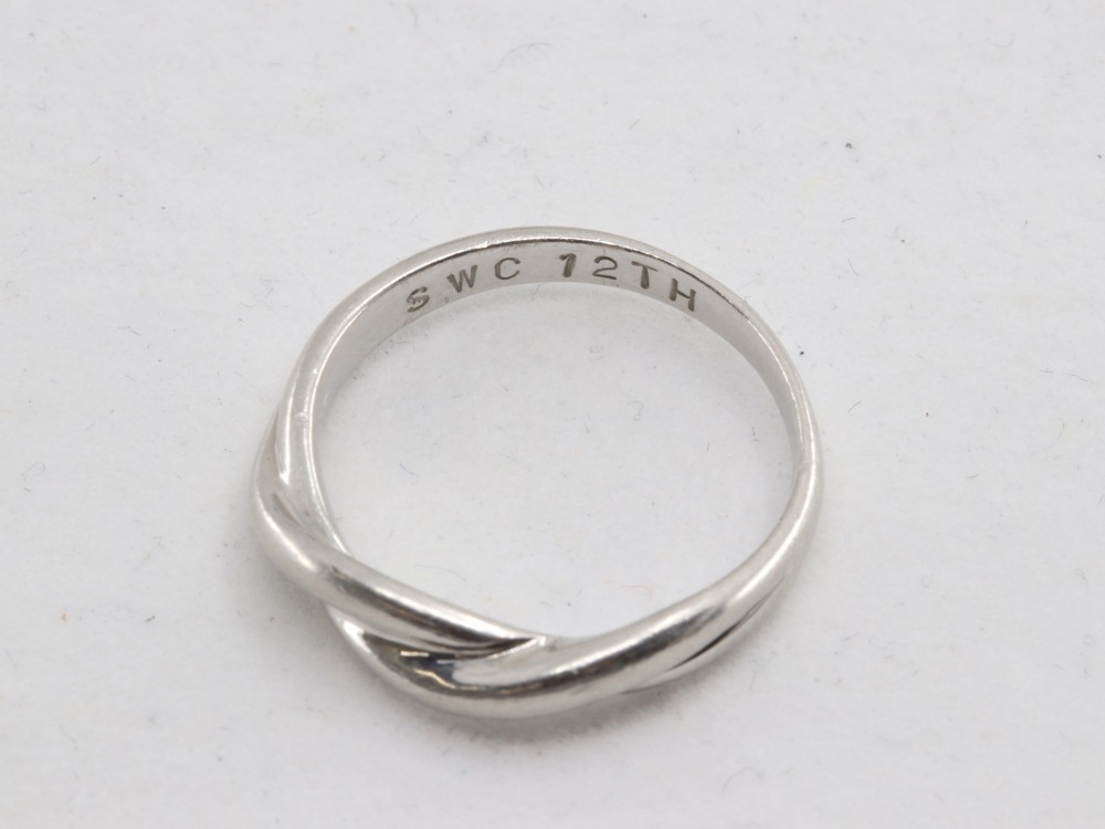 Pt900(プラチナ)の結婚指輪刻印