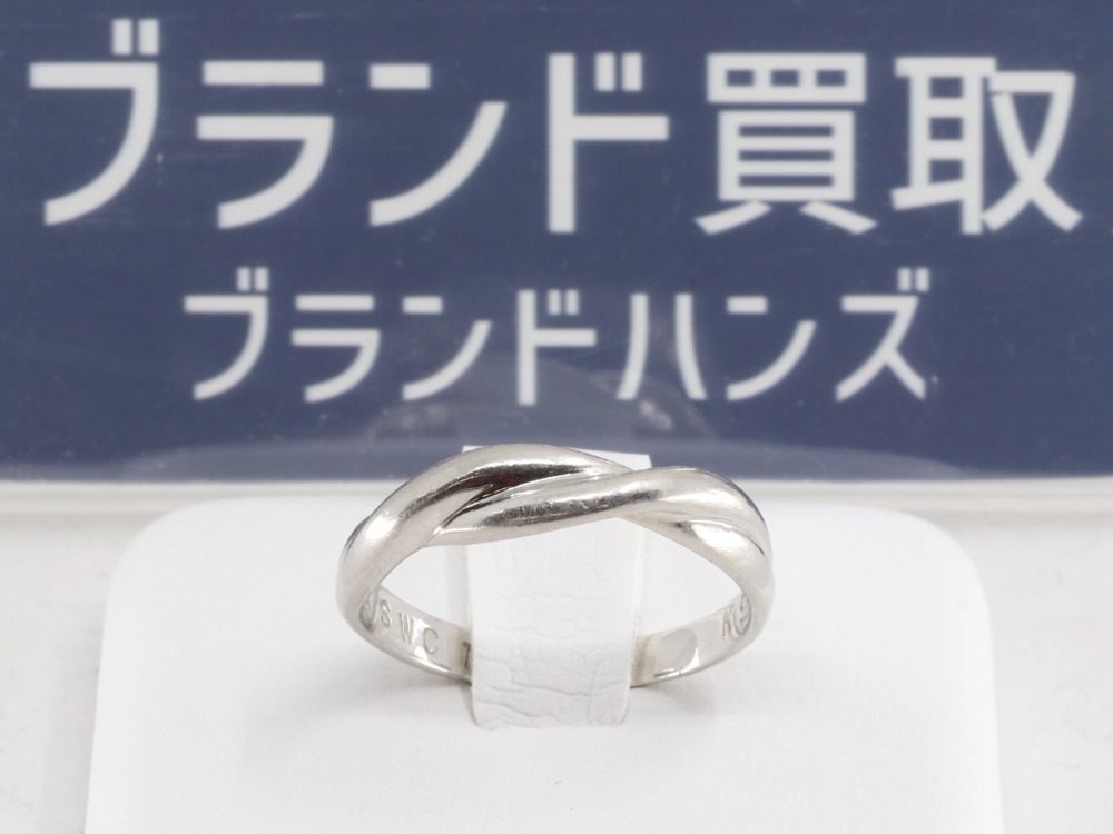 Pt900(プラチナ)の結婚指輪正面