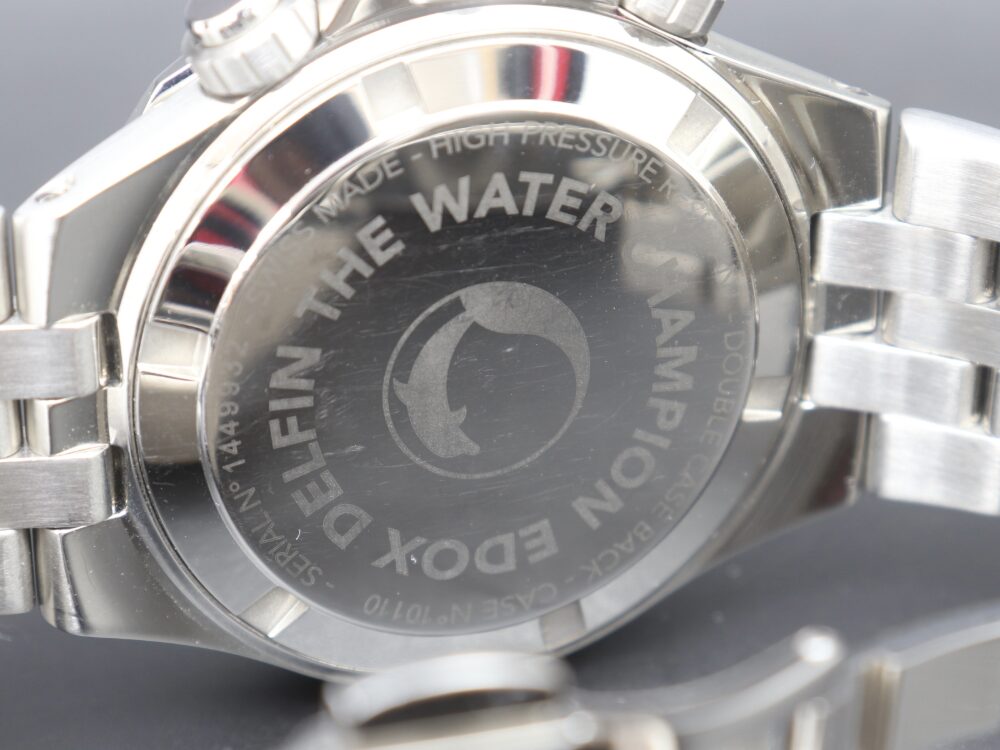 エドックスデルフィン10110クロノグラフ裏面