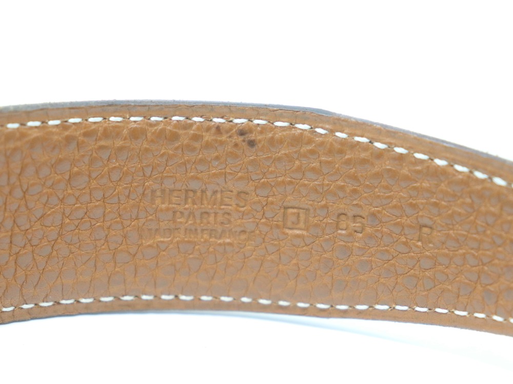 エルメスのHベルトコンスタンス刻印