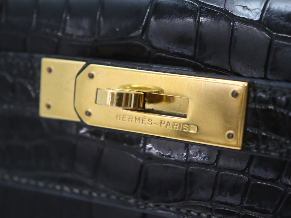 エルメスのケリー28ポロサス金具