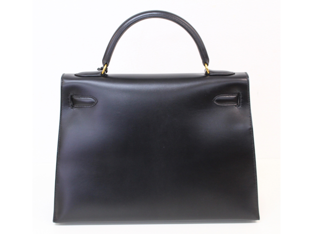 エルメスのケリー32ボックスカーフ背面