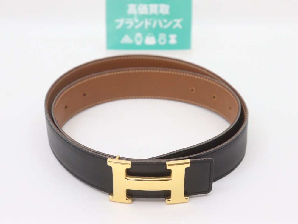 エルメスのコンスタンスベルト正面