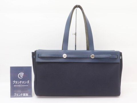 エルメスエールバッグカバスMM□F刻印