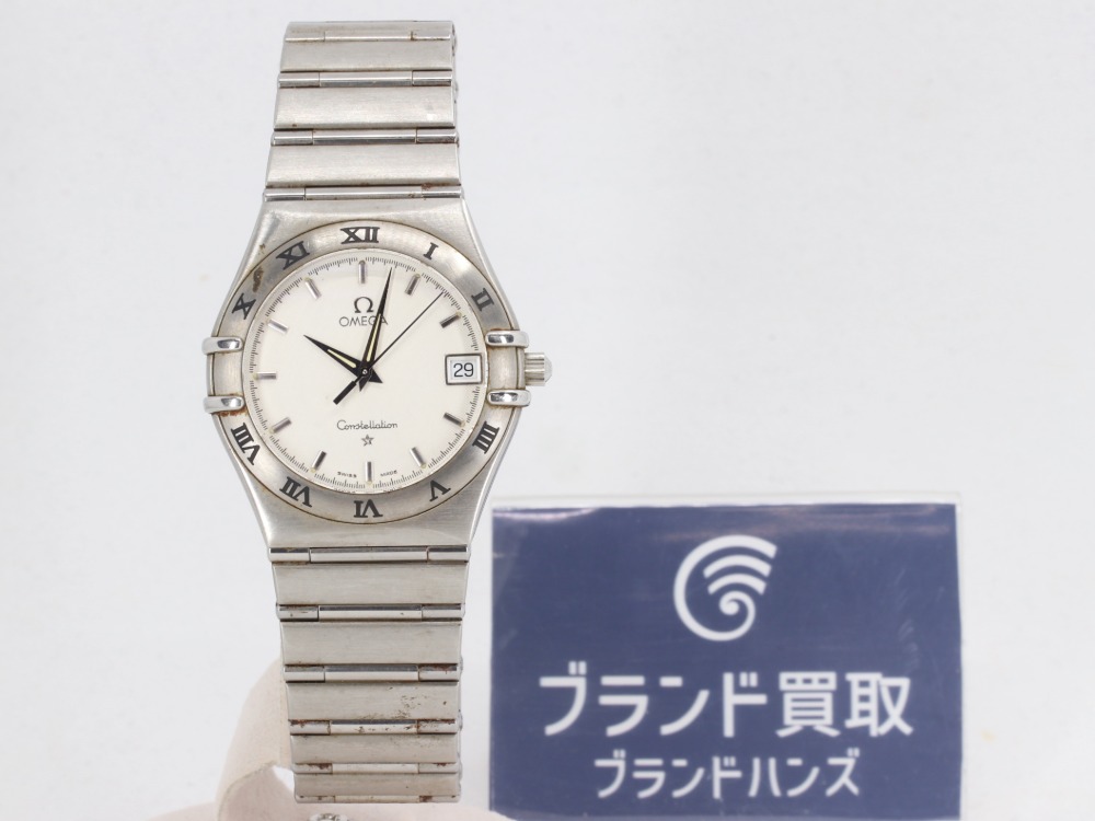 オメガコンステレーションQZ時計正面