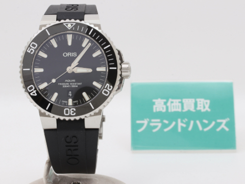 オリスアクイスデイト自動巻き時計