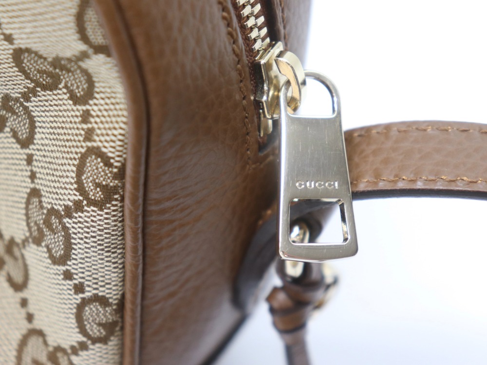 グッチショルダーバッグキャンバス金具