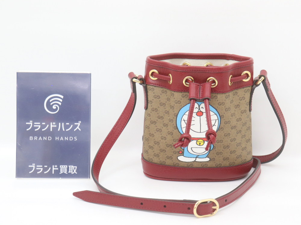 京都四条河原町でグッチドラえもんコラボショルダーバッグを買取