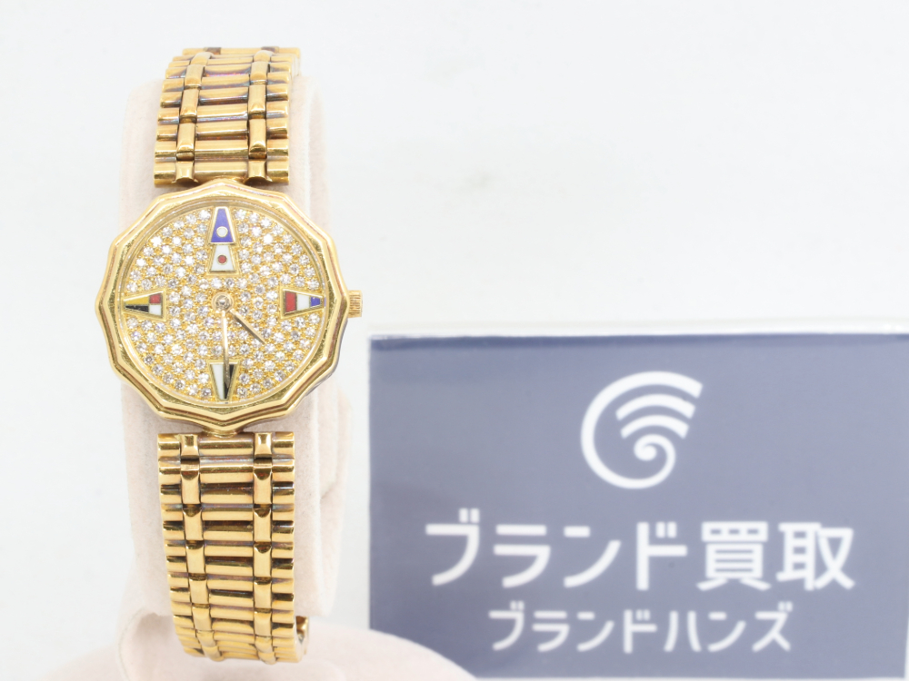 コルムアドミラルズカップダイヤ文字盤正面