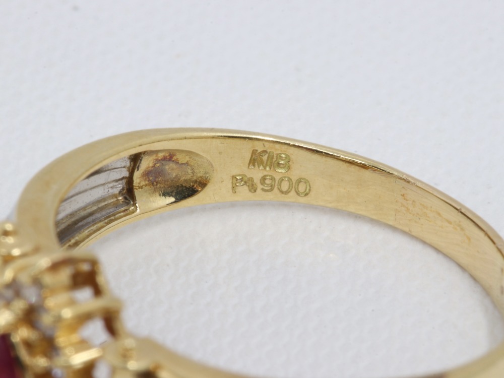 コンビルビーダイヤリング刻印