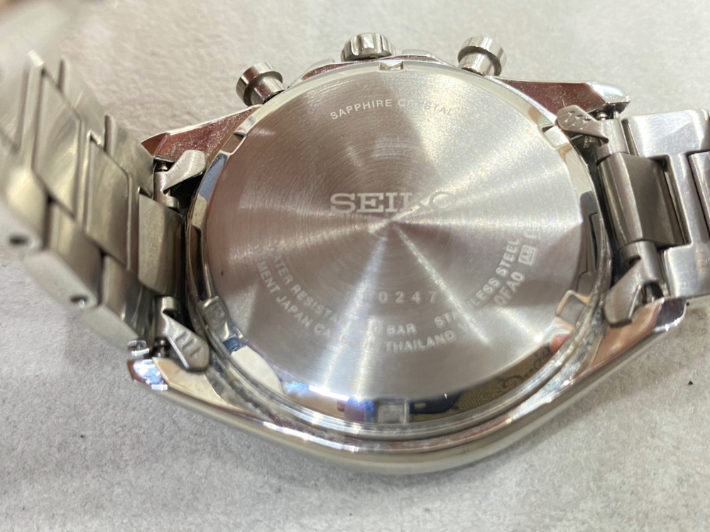 セイコーSシリーズSBPY167裏蓋
