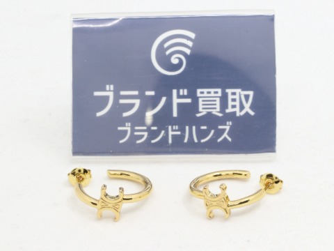 セリーヌトリオンフフープピアス