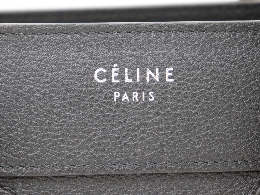 セリーヌのラゲージマイクロショッパー刻印