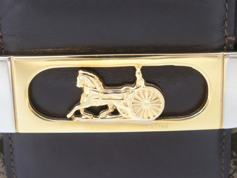 セリーヌ馬車金具ショルダーバッグ金具
