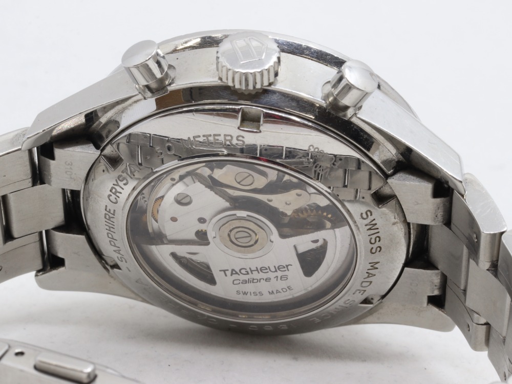 タグホイヤーのカレラCV2013裏蓋