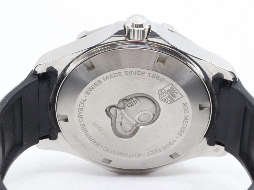 タグホイヤーアクアレーサWAF2011裏