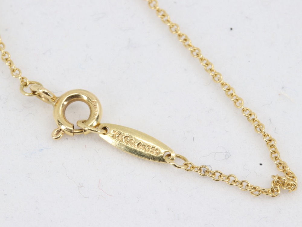 ティファニー1Pダイヤブレス刻印