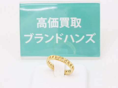 ティファニーTトゥルーナローリングK18YG