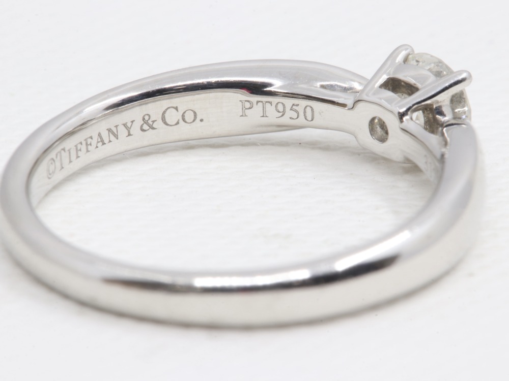 ティファニーハーモニーダイヤリング刻印