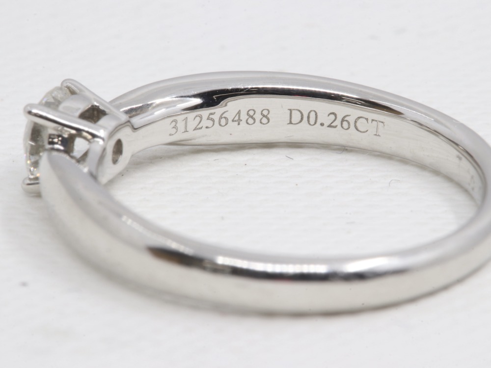 ティファニーハーモニーダイヤリング刻印2