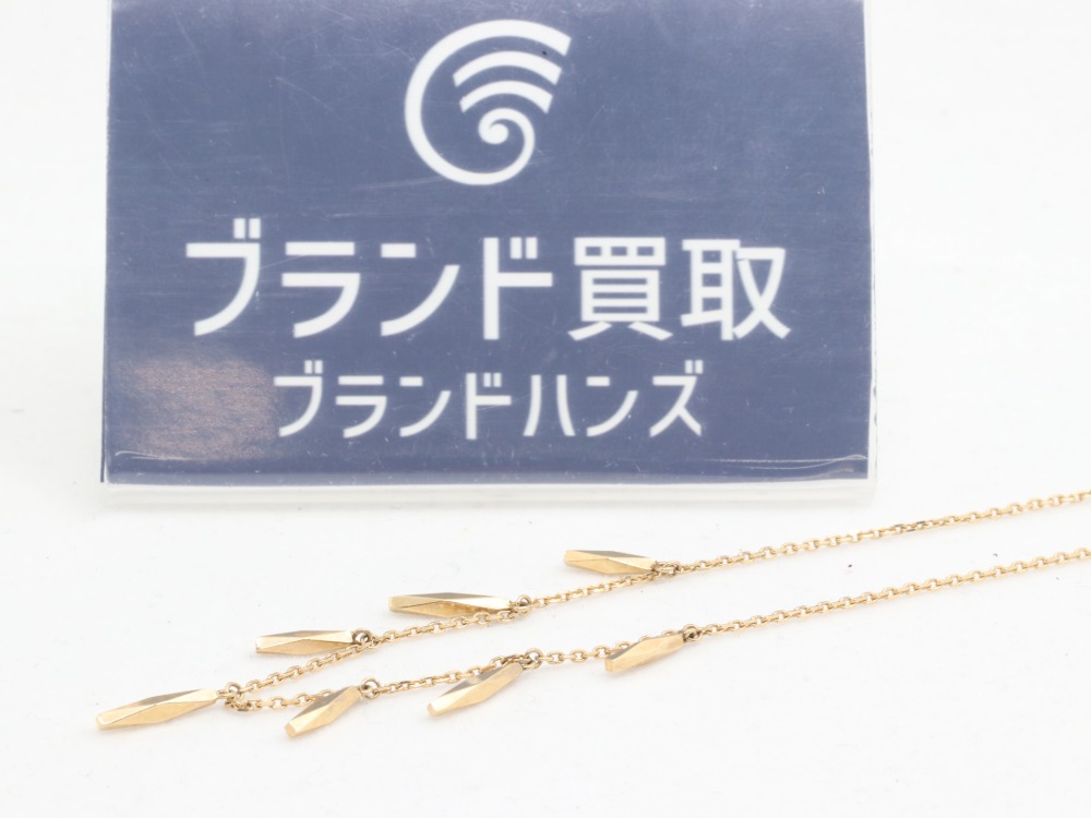 ノーブランドのK10ネックレス全体