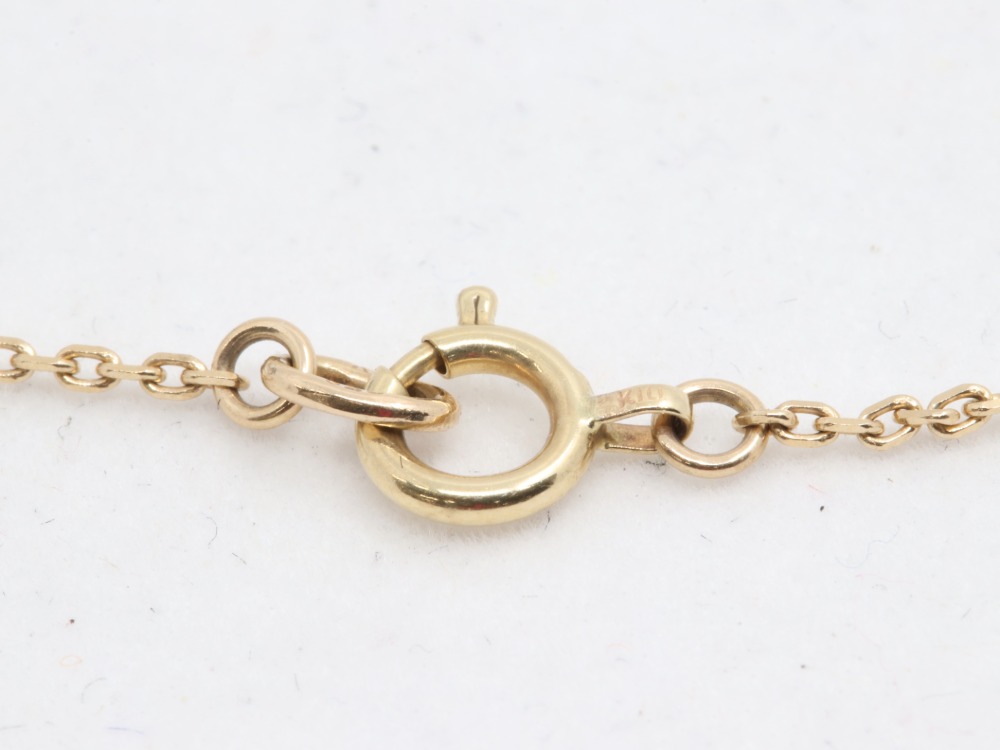 ノーブランドのK10ネックレス刻印