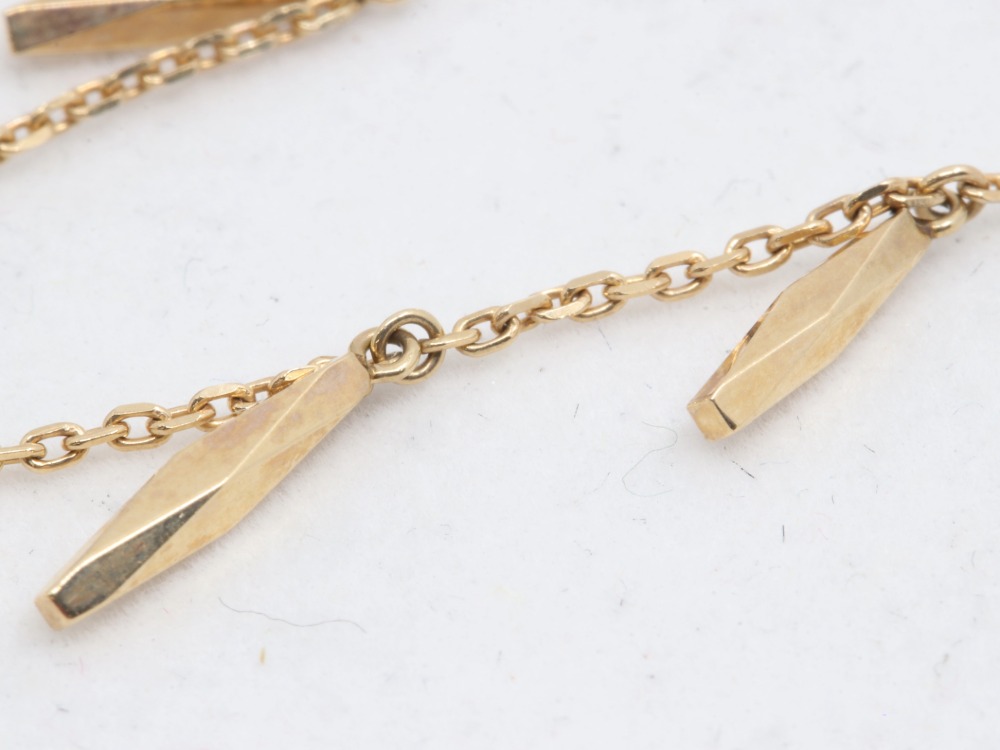 ノーブランドのK10ネックレス変色