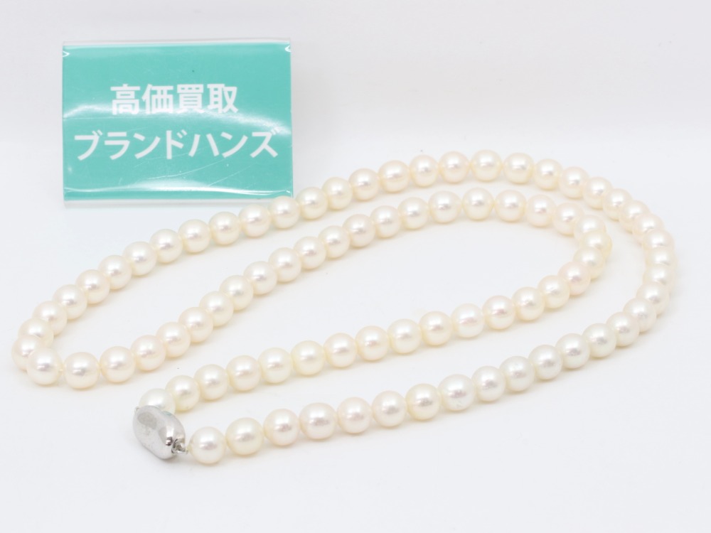 ノーブランドパールネックレス全体