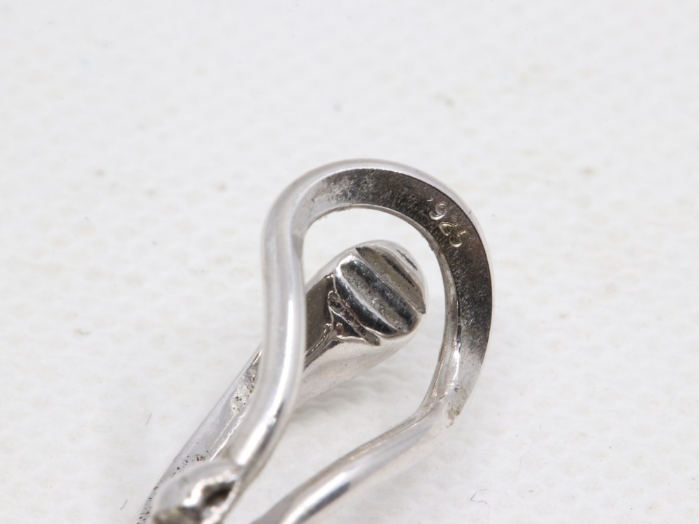 バカラSV925イヤリング刻印2
