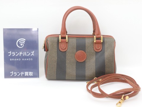 フェンディぺカン柄ハンドバッグ