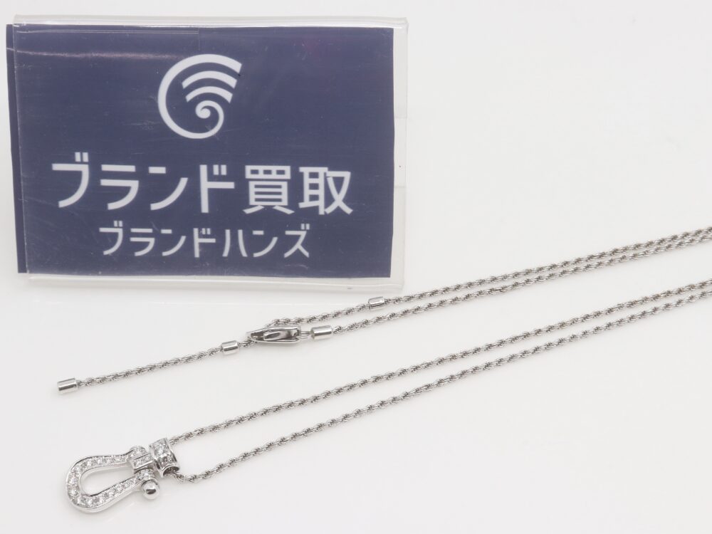 フレッドのフォース10フルダイヤネックレス全体像