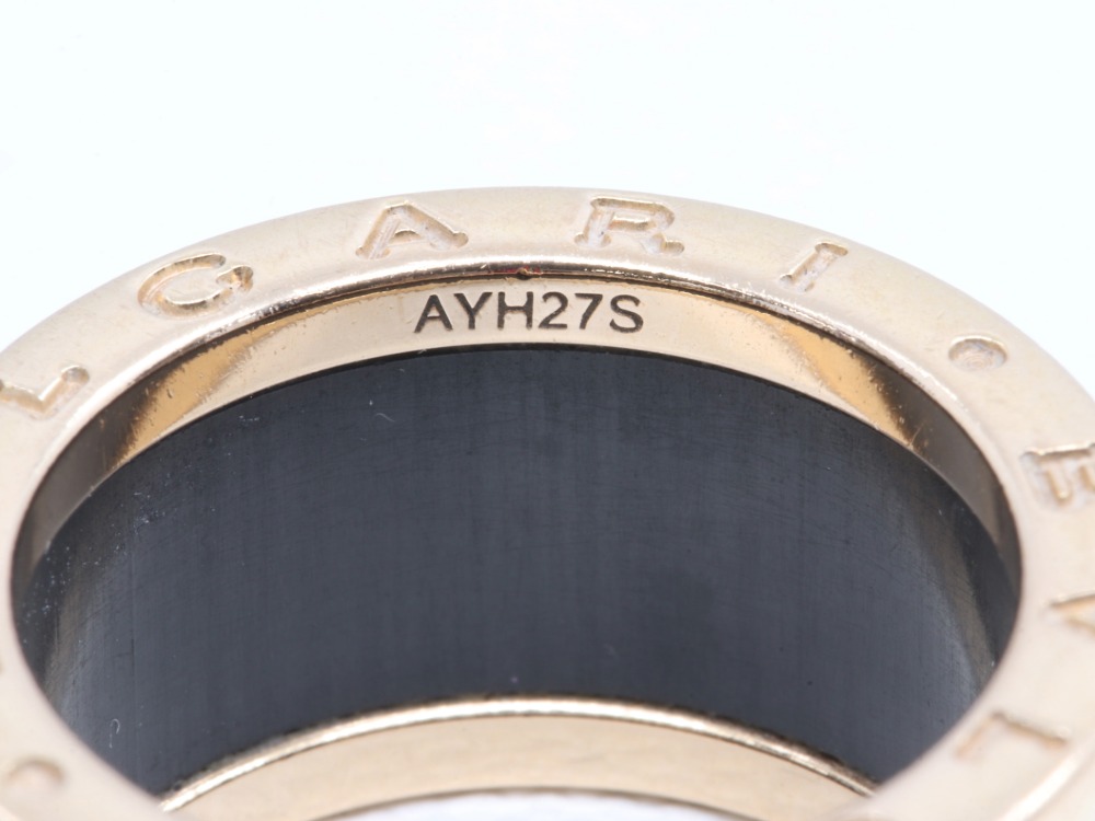 ブルガリビーゼロワンマーブルリング刻印