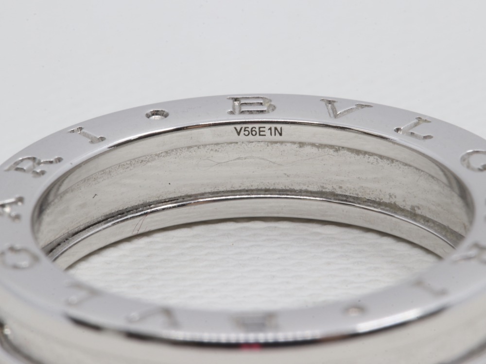 ブルガリビーゼロワンリングK18刻印2