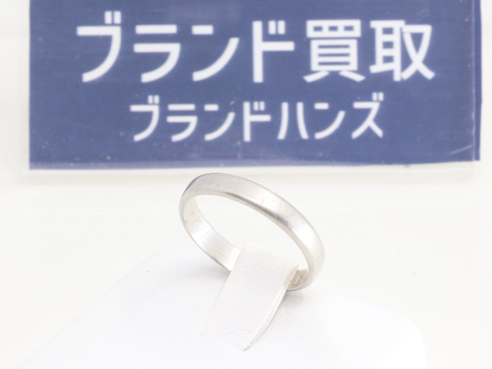 プラチナ900のリング2.7g正面