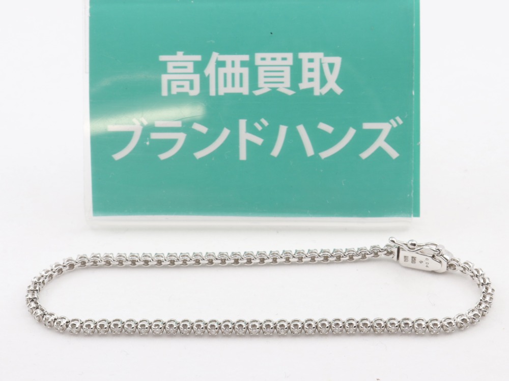 ポンデヴェキオ金K18WGテニスブレス全体
