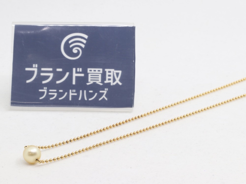 ミキモトK18パールネックレス全体