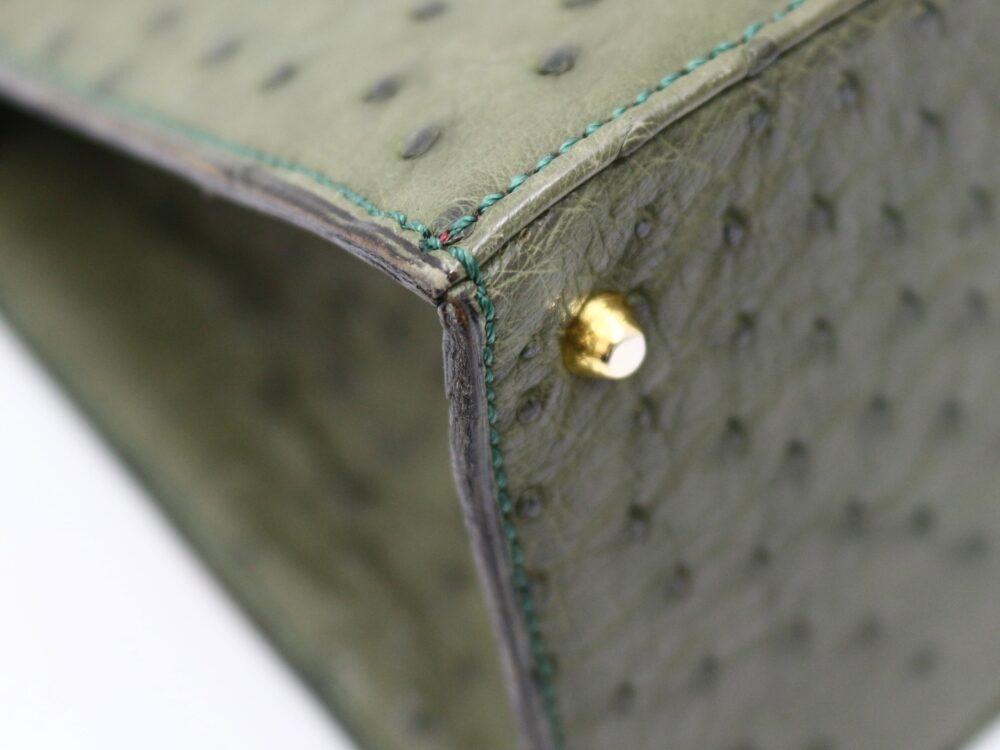 モラビトオーストケリー型ハンドバッグ角