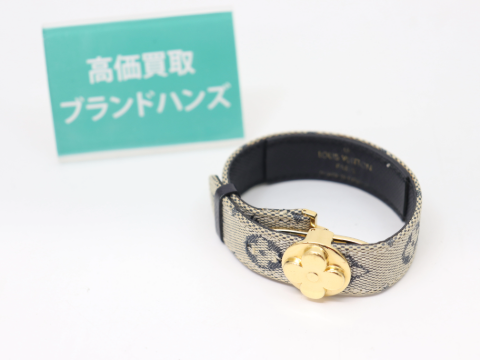 ルイヴィトンモノグラムミニブラスレグッドラックブレスレット