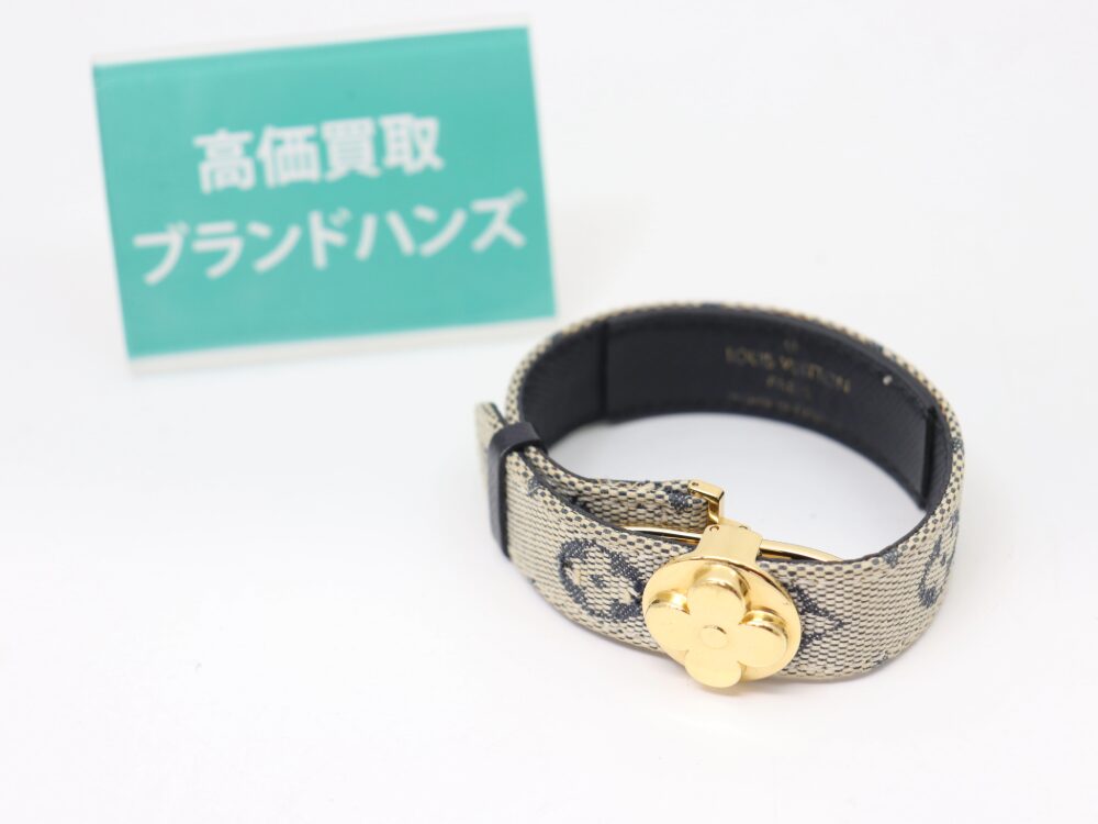 ルイヴィトンモノグラムミニブラスレグッドラックブレスレット全体