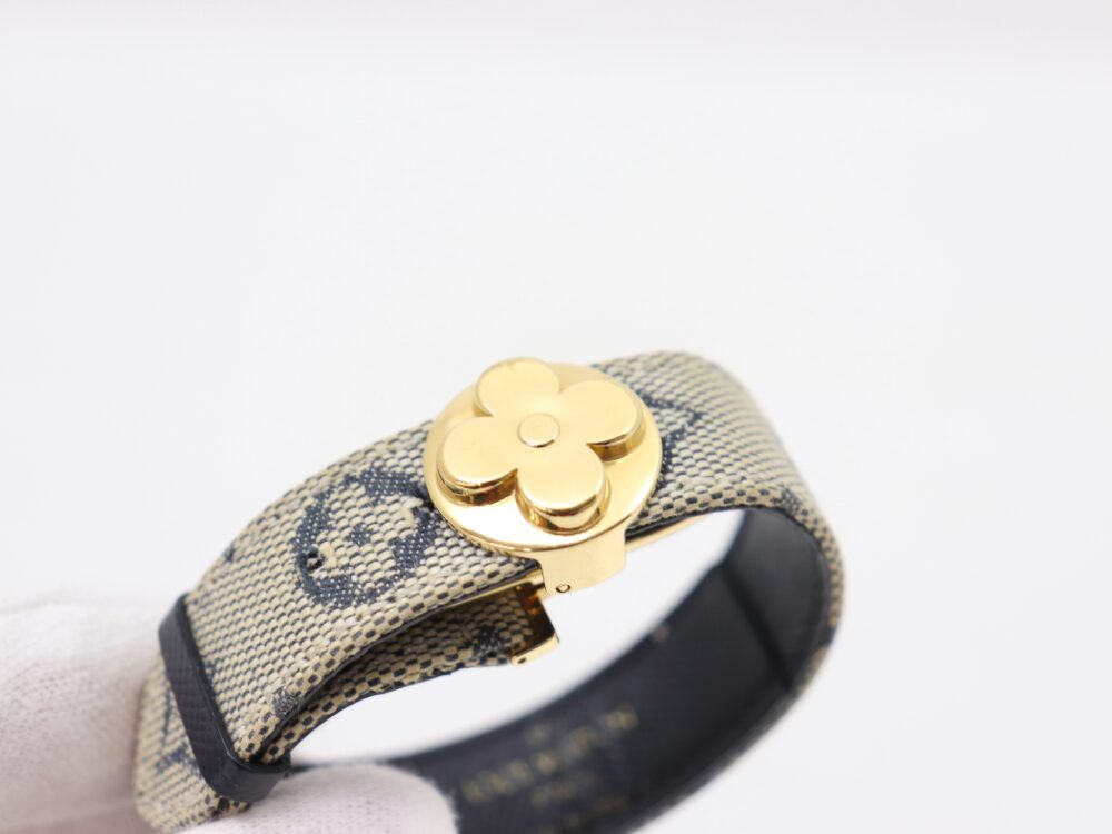 ルイヴィトンモノグラムミニブラスレグッドラックブレスレット金具