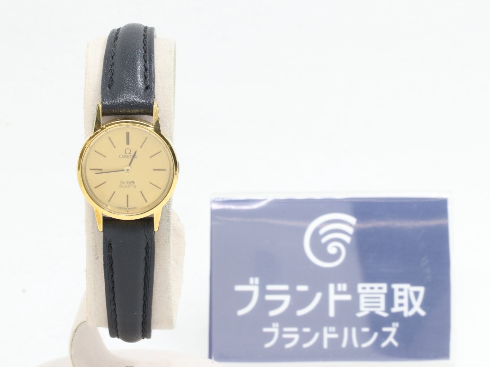 不動のオメガデビルクォーツ正面