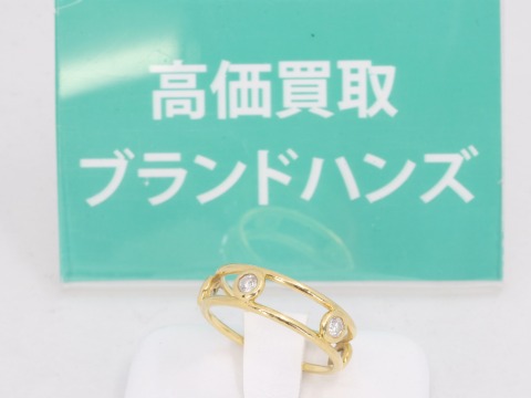 ティファニーダブルワイヤーリングK18YG