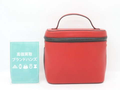 セリーヌレザーバニティバッグ