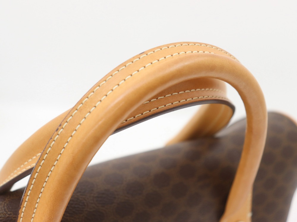 小傷のあるセリーヌマカダムハンドバッグハンドル