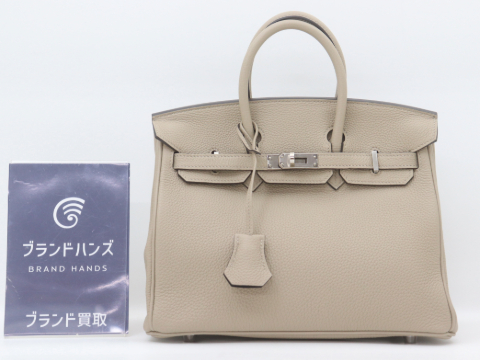 未使用のエルメスのバーキン25トゴ