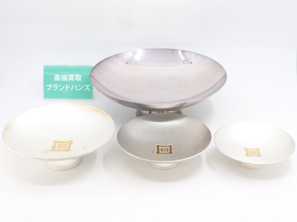 純銀SV1000銀杯4点セット全体