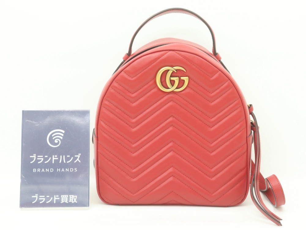 美品のグッチのGGマーモント476671正面