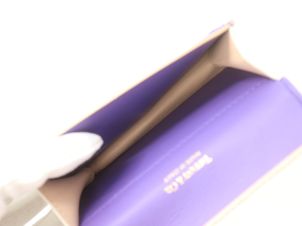 美品のティファニーカードケースレザーポケット内
