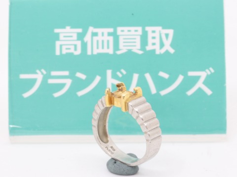金K18プラチナPT900リング