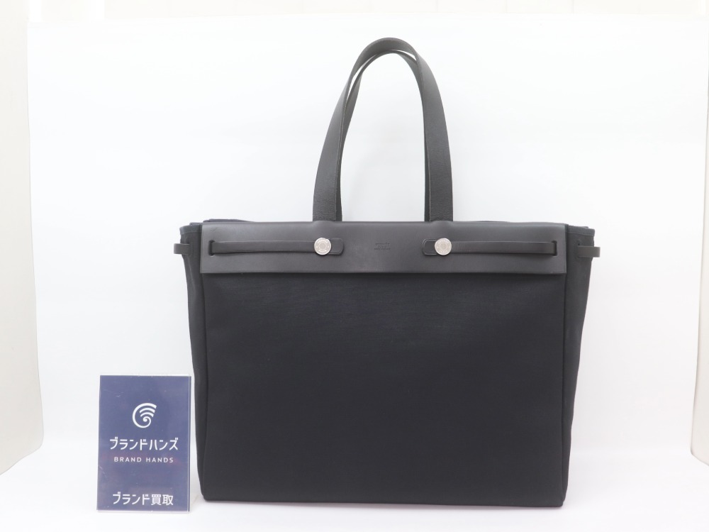 京都四条河原町でエルメスエールバッグカバスMMをお買取しました